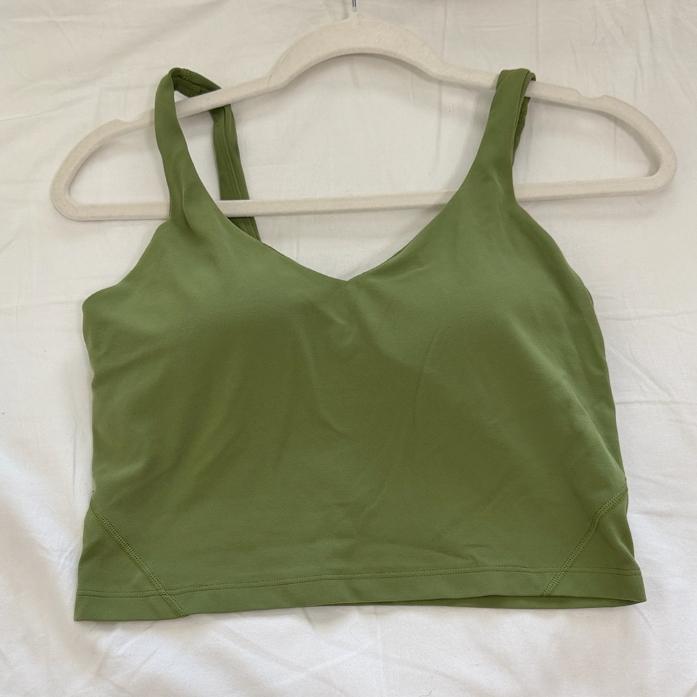 Lululemon Align Tank Top Size 10 Green